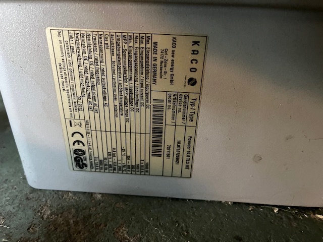 fotovoltaický měnič kaco - 2