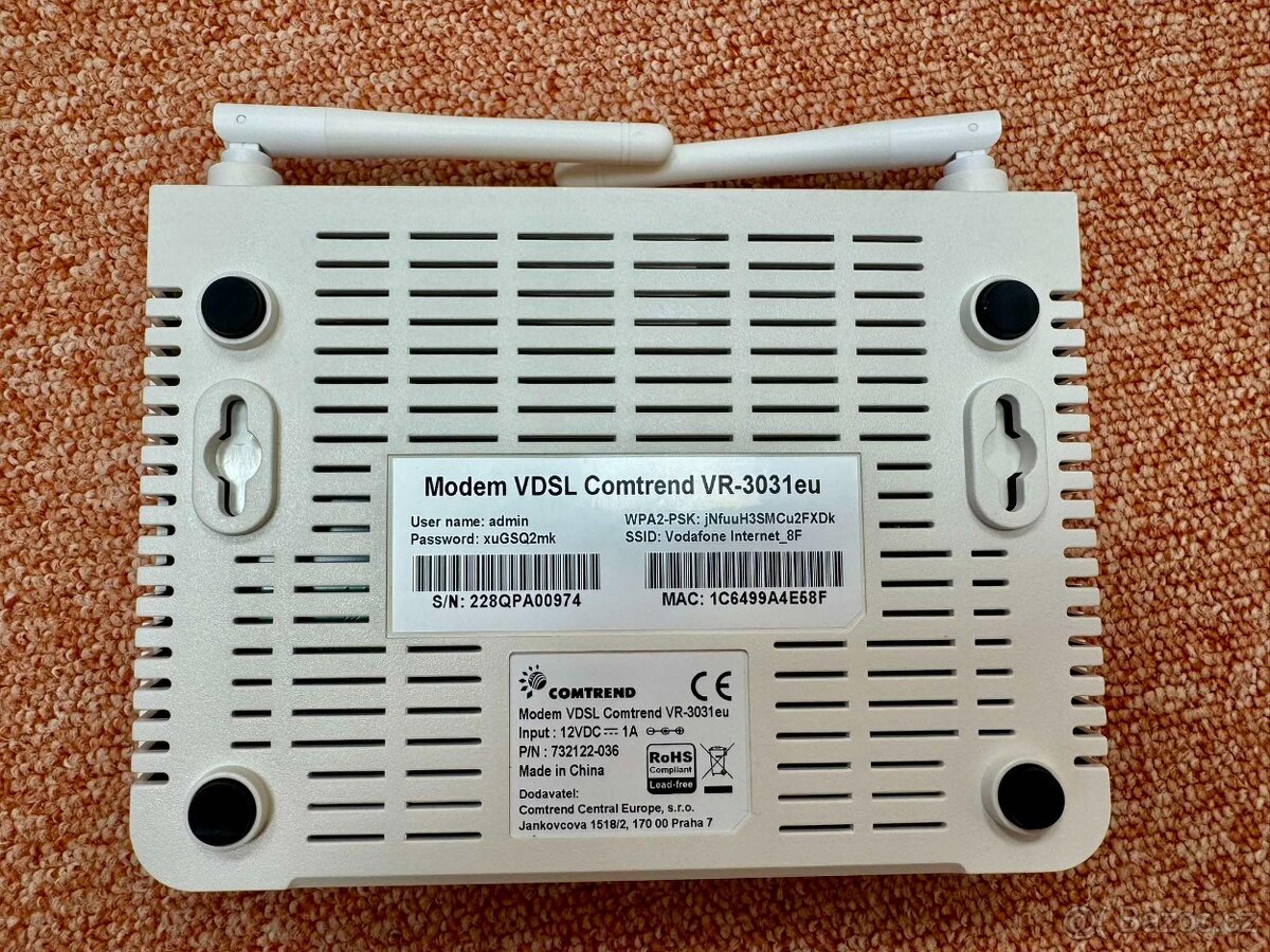 Modem VDSL Comtrend VR-3031eu - 2