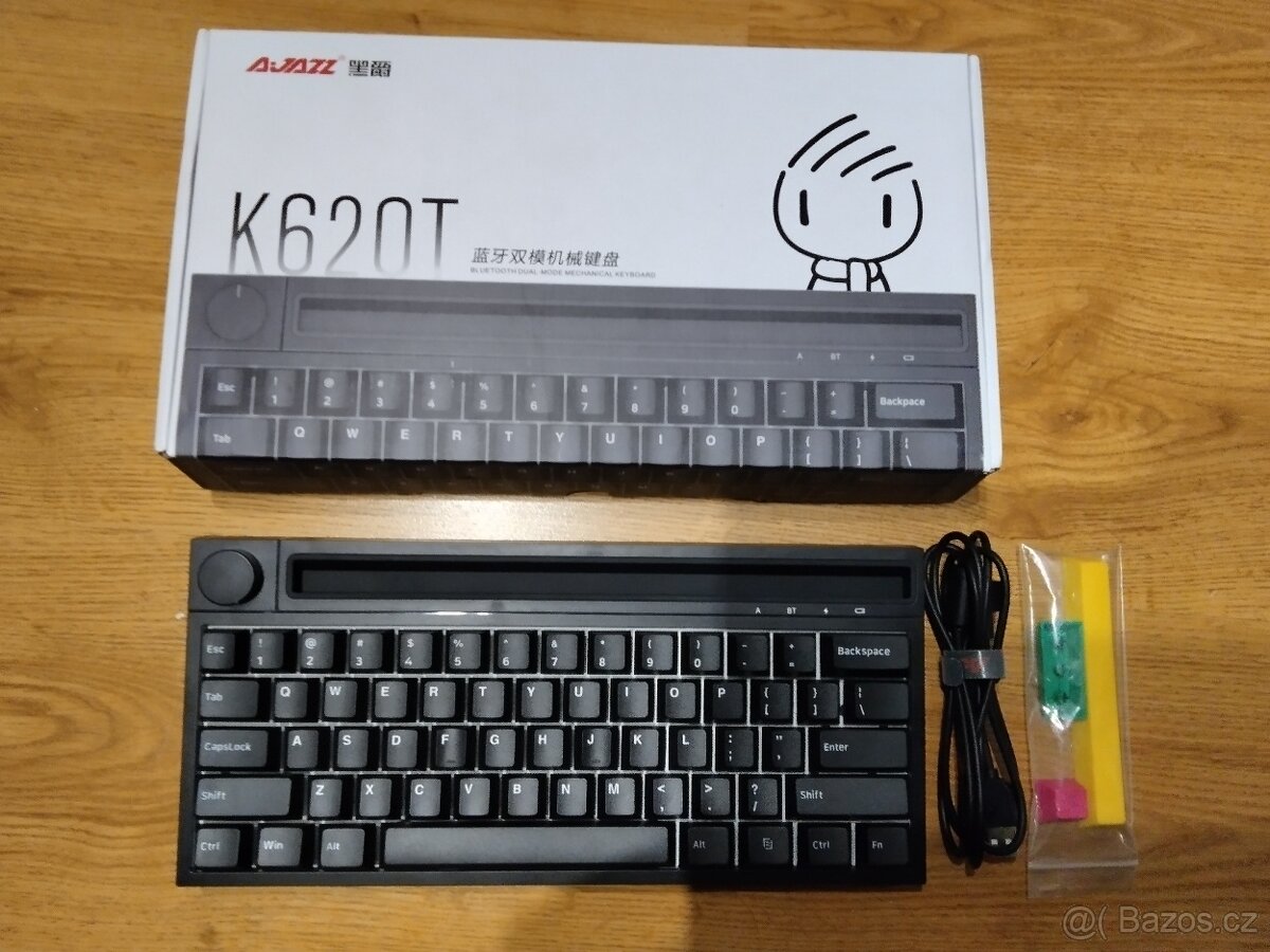 Mechanická bezdrátová klávesnice Ajazz K620T - modré switche - 2