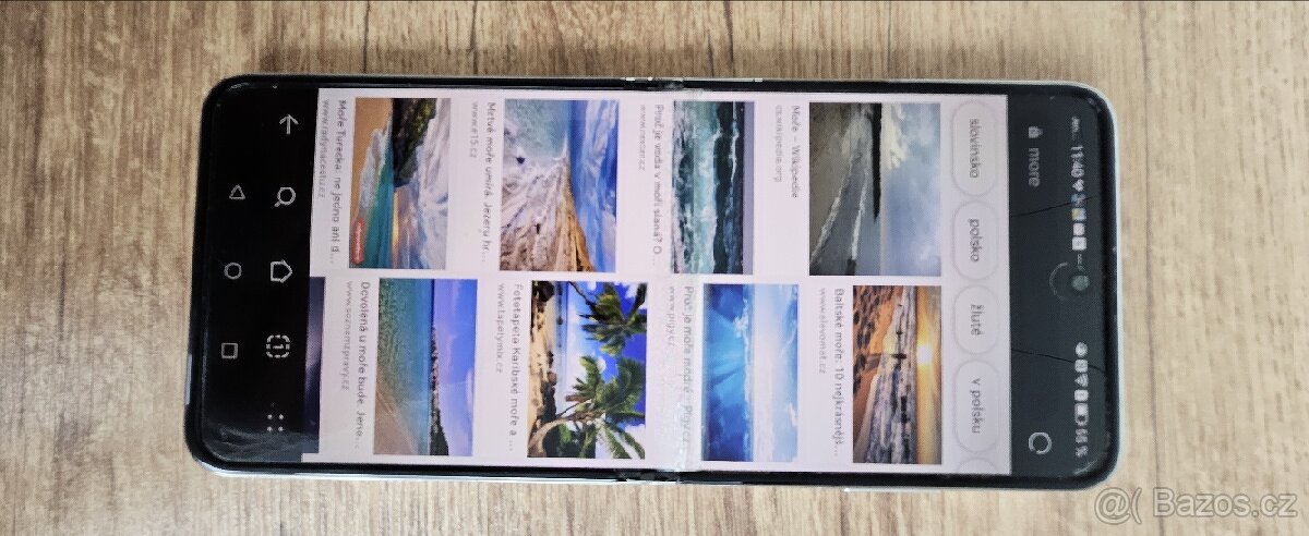 Huawei P50 pocket praskly displej - 2