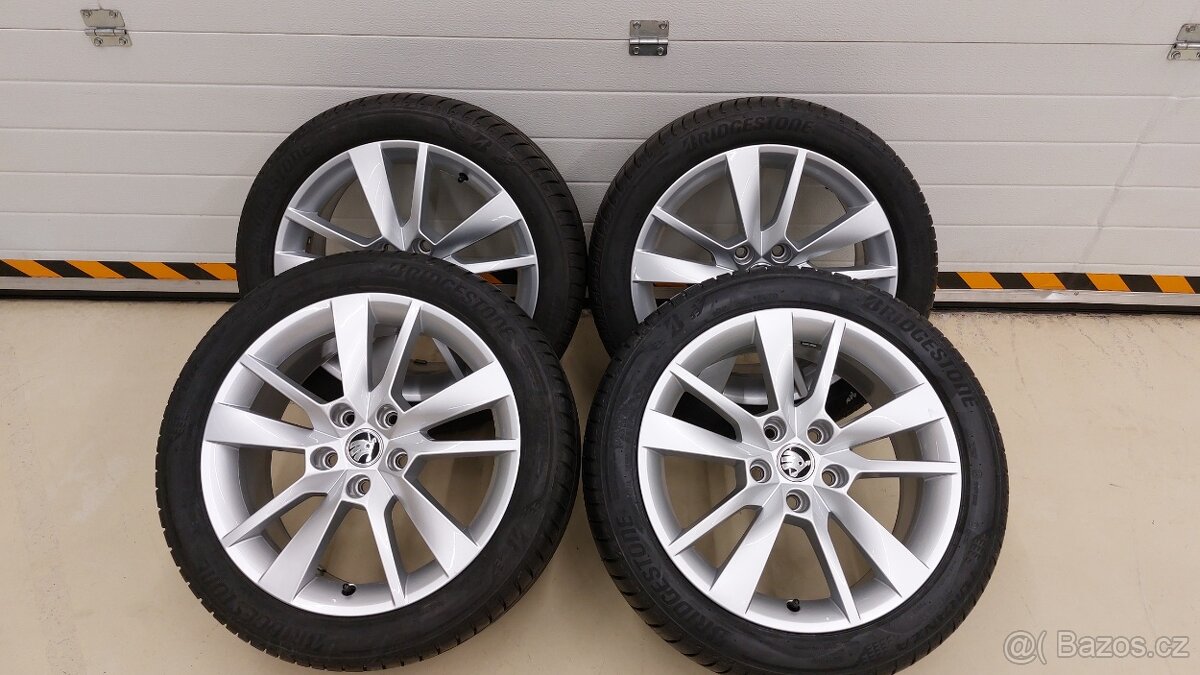 Alu kola 5x112 r17 originál TRIUS Škoda Octavia III Facelift - 2