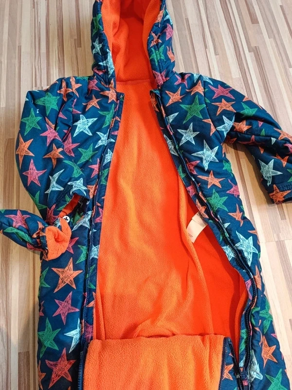 Zimní kombinéza s hvězdičky 92 - 2