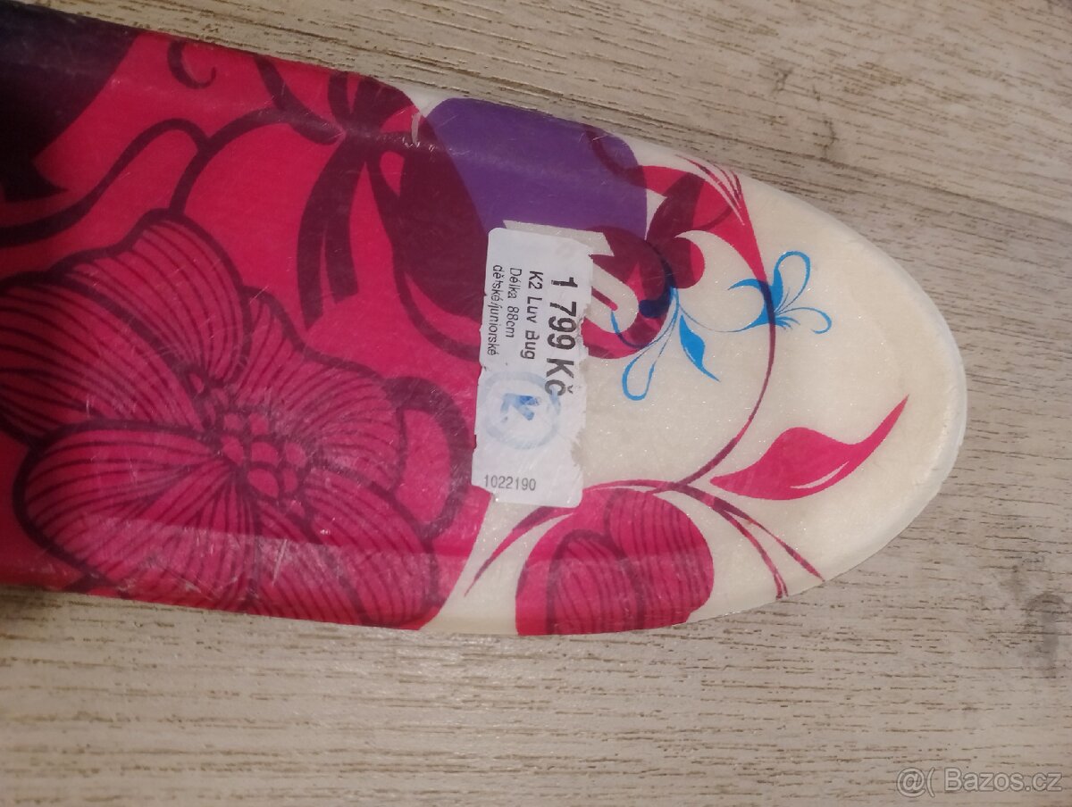Prodám dětské lyže 88 cm - 2
