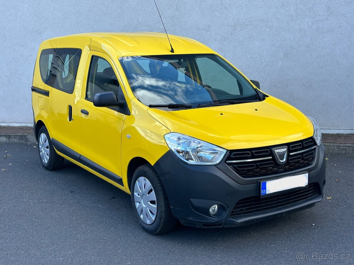 Dokker 1,5dci,108tiskm,1.majitel.Čr,odpočet dph,park senzory - 2