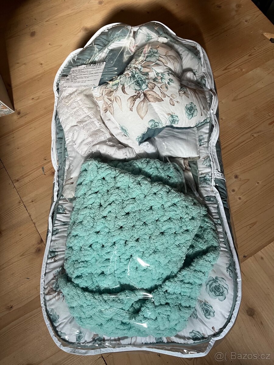 Baby Nellys Sada komplet, oboustranné hnízdečko 55x85cm, - 2