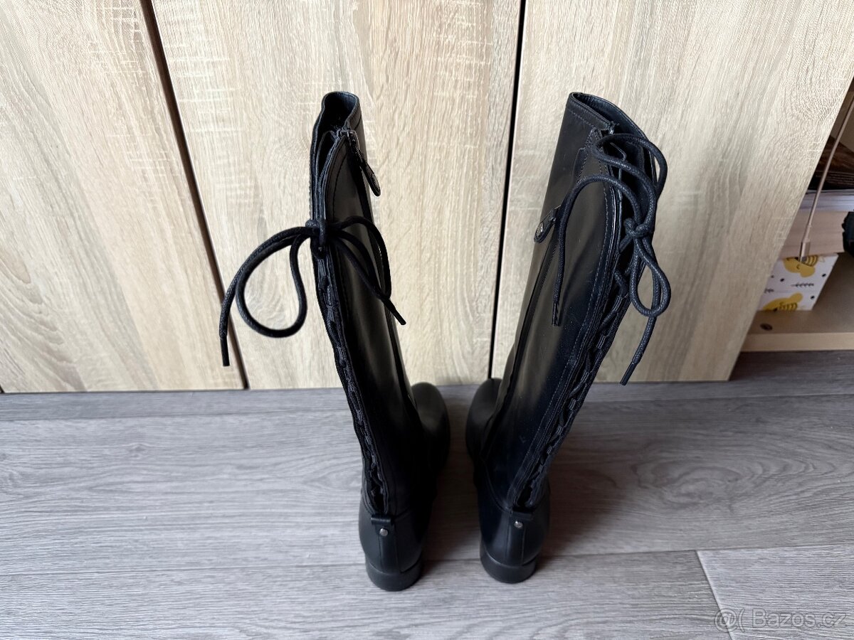 Kožené kozačky GEOX - NOVÉ - 2