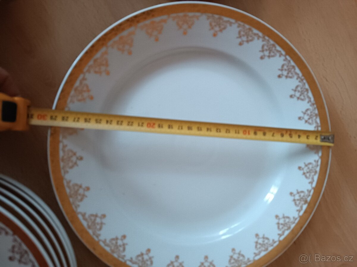 Talířová sada zlatý lem THUN - 2