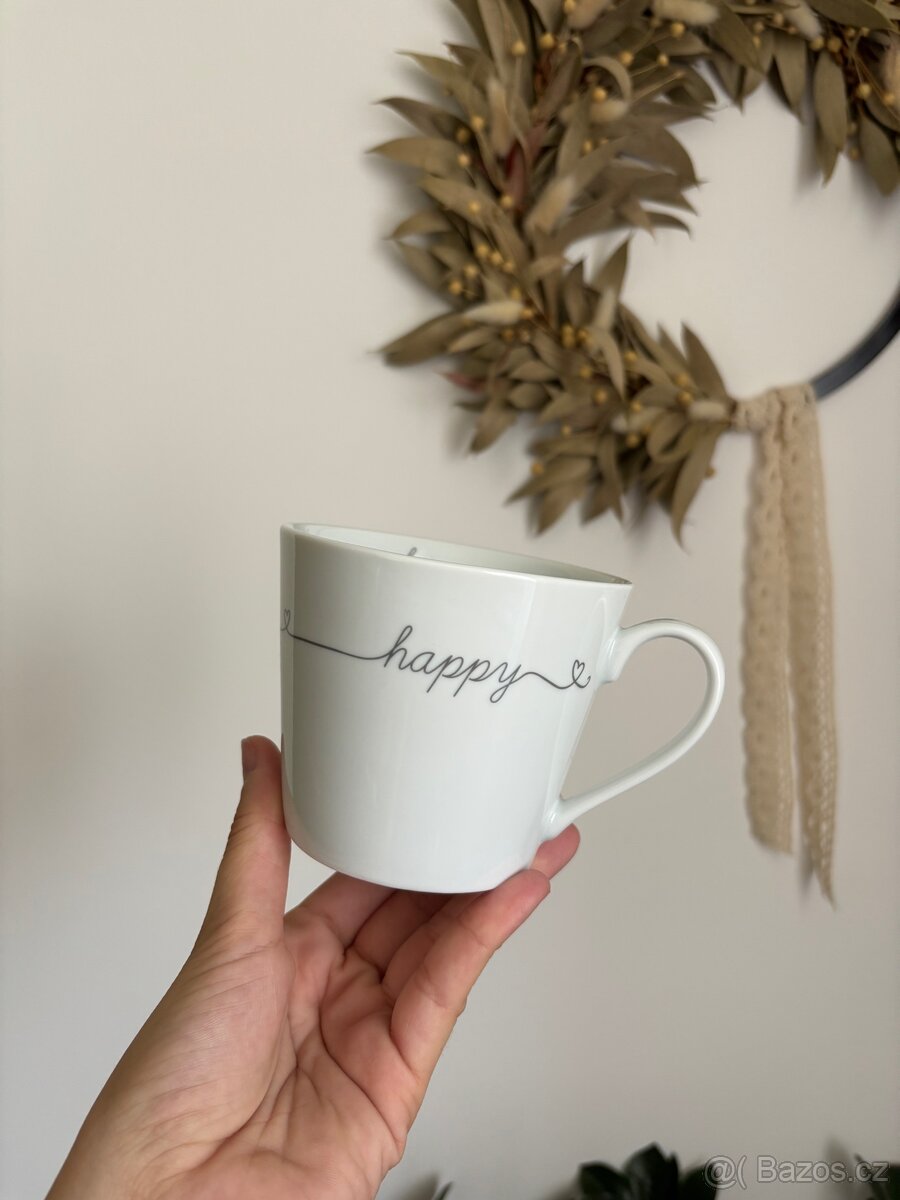 Porcelánový hrnek Happy on Line 350ml - 2