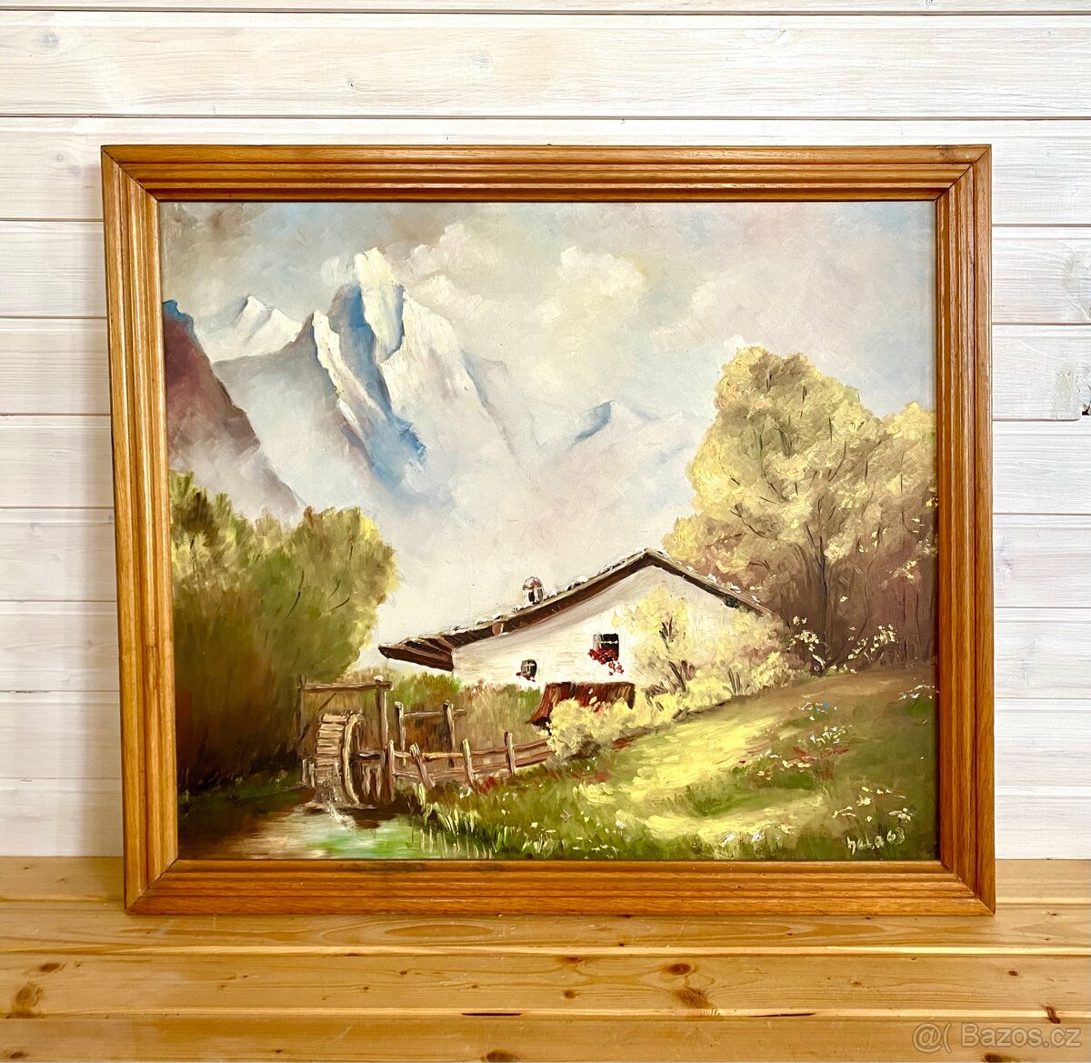 Starý obraz, olejomalba - 2