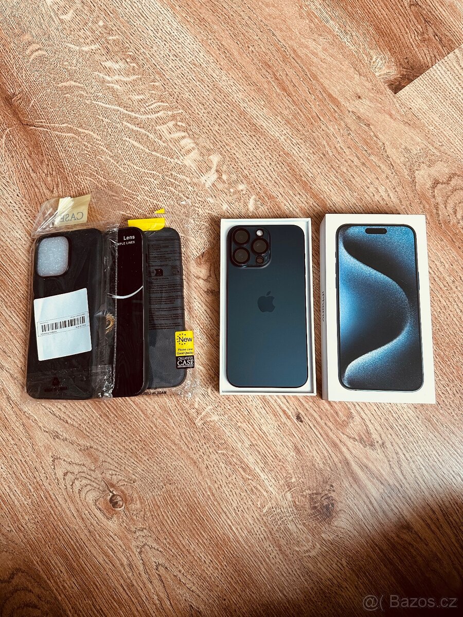 Apple iPhone 15 Pro Max 256 GB – Blue Titanium (modrý titan) - 2