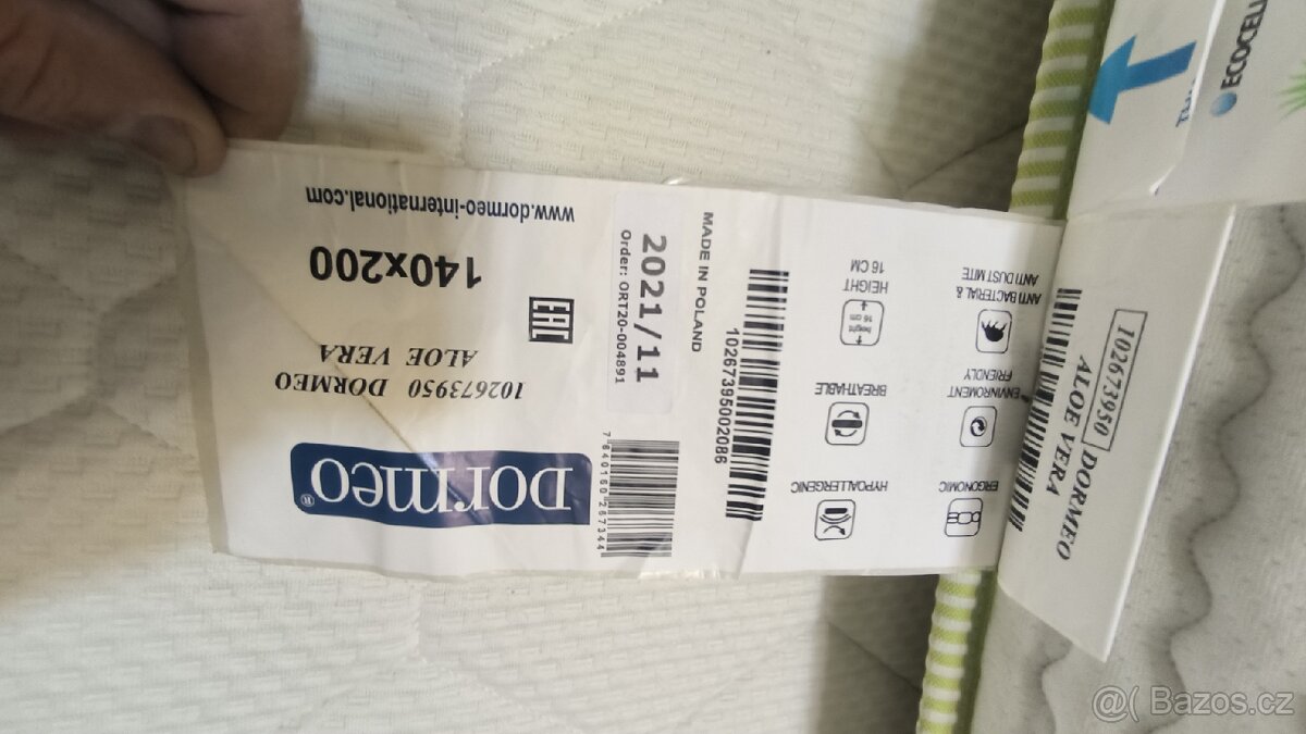 Matrace Dormeo aloe Vera 140x200 - 2