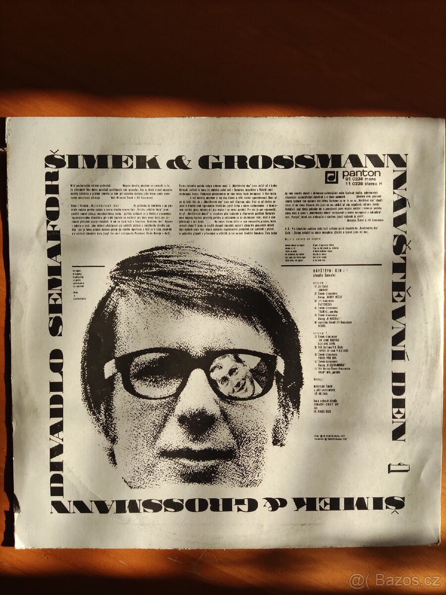 Šimek Grossmann vinyl LP NÁVŠTĚVNÍ DEN 1 - 2