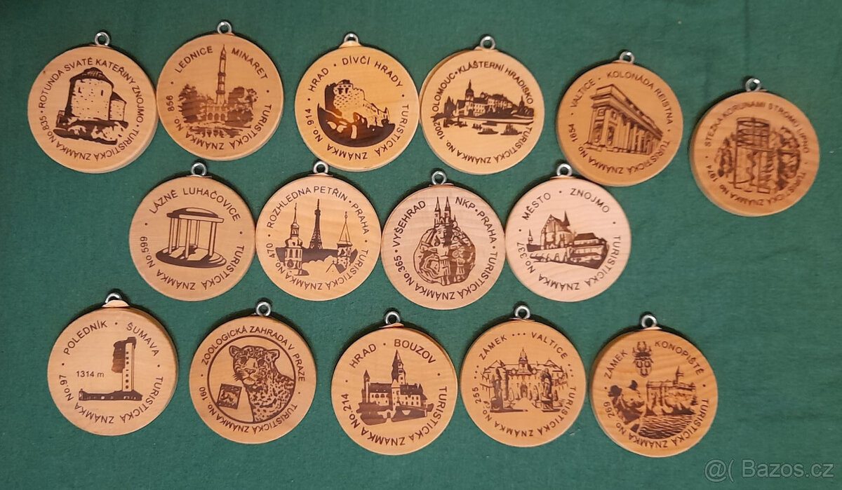 Turistické známky a atlasy - 2