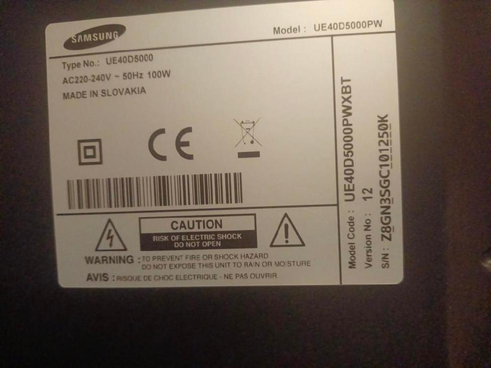 Samsung 40" TV LED - 2