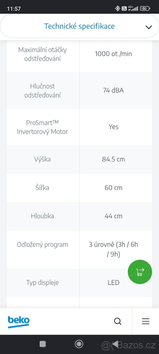 Pračka Beko 6kg - 2