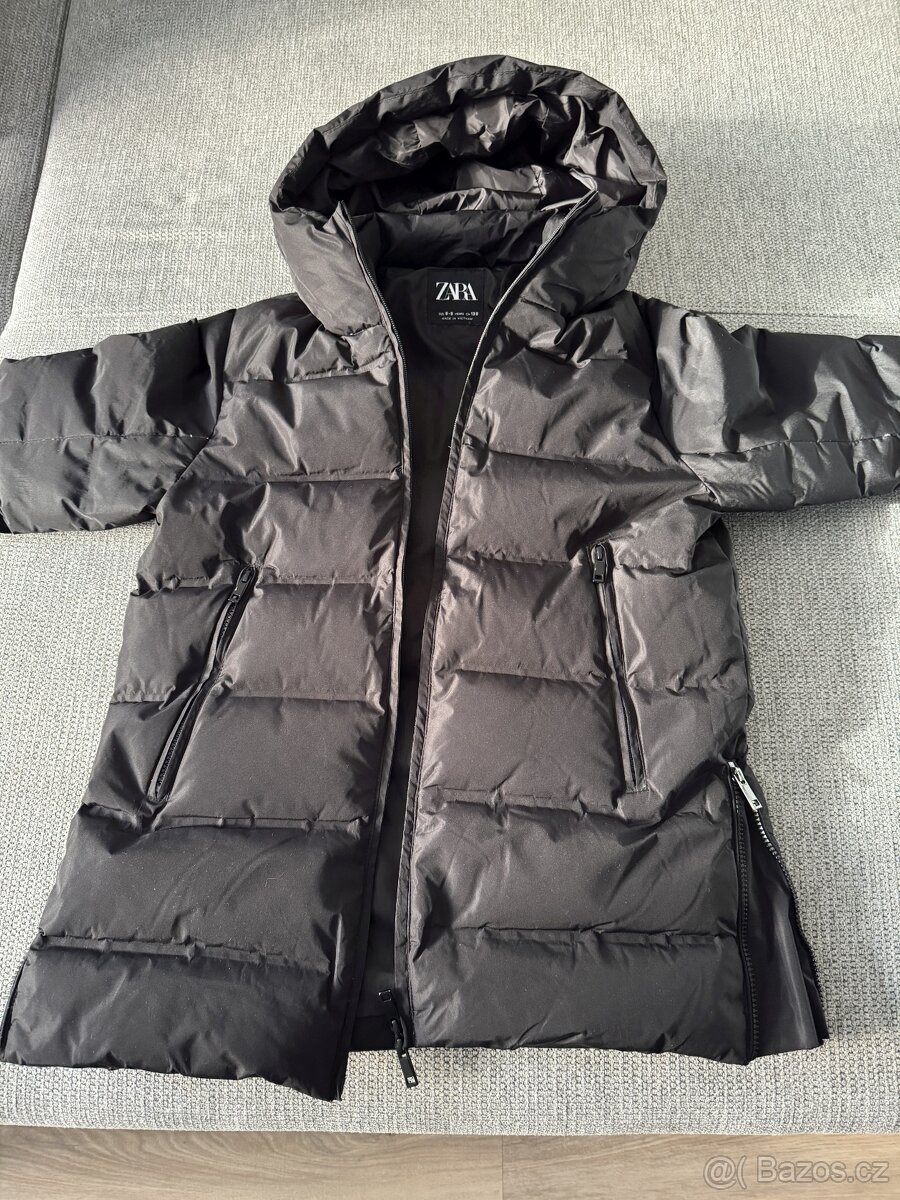 Chlapecká zimní černá bunda ZARA – výborný stav - 2