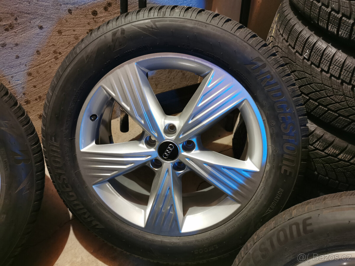 Audi Q4 e-tron - originál 19" alu s pneu - DOT 24 7+ mm - 2