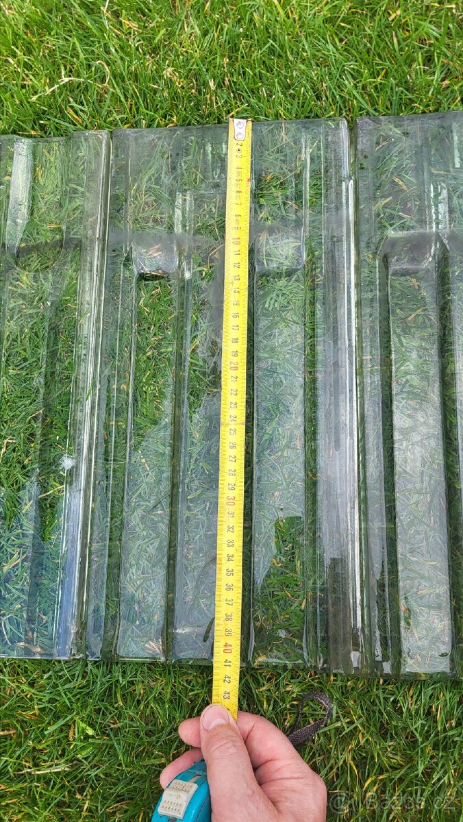 Prosvětlovací skleněné střešní tašky - 2