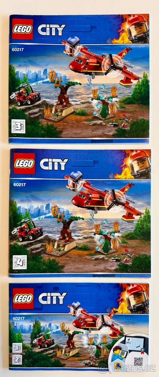 Lego City 60217 Požární letoun - 2