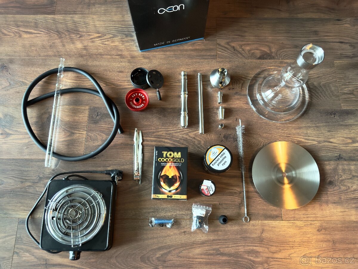 Vodní dýmka Aeon Edition 4 Lounge Clear + příslušenství - 2