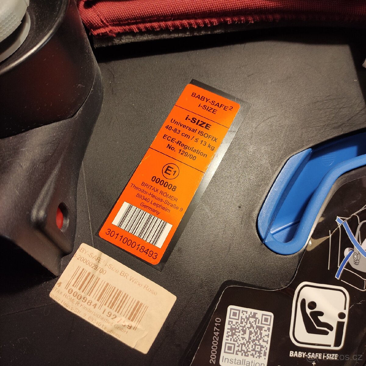 Britax Romer Baby-safe i-size sedacka vajíčko - 2