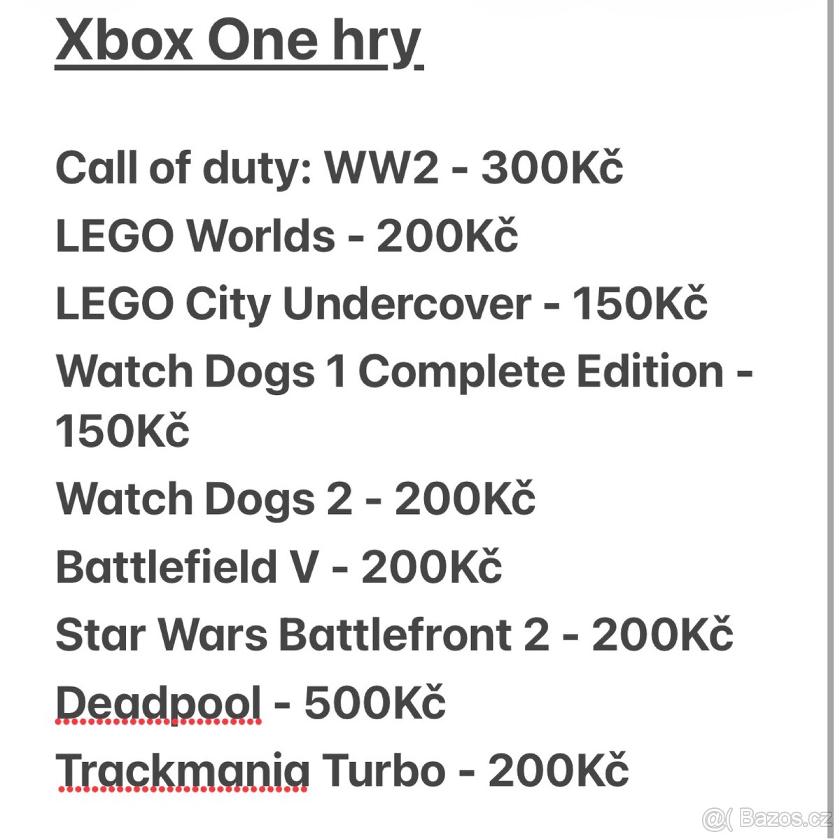 Xbox One hry - 2
