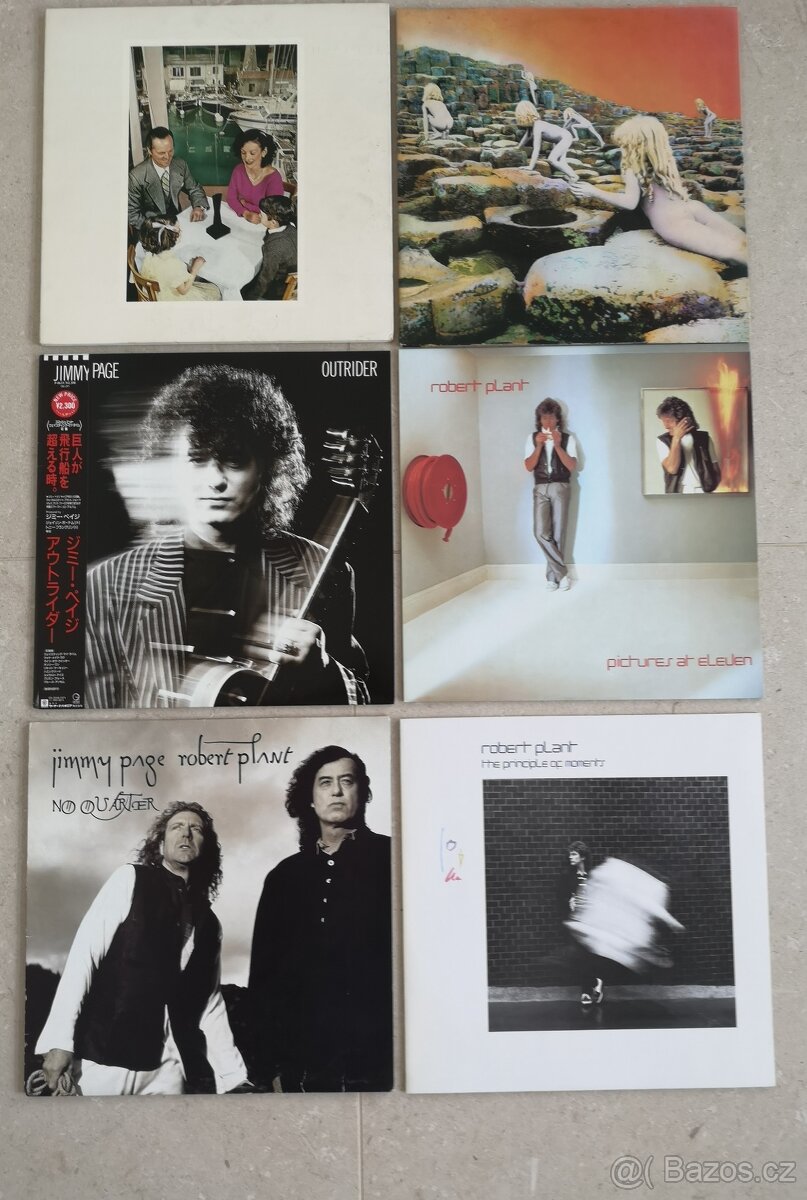 LP desky - LED ZEPPELIN původní JAPAN,US press - 2