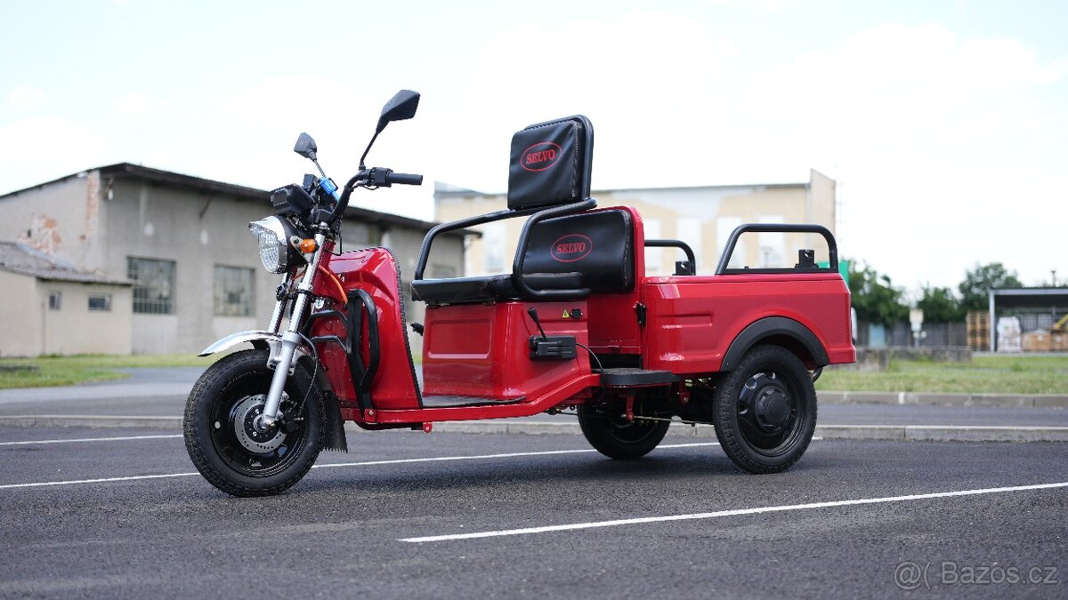 tříkolový pracovní elektrický vozík SELVO WORK 10 - 2