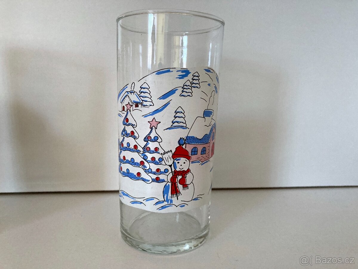 Sklenice se zimním motivem - 2