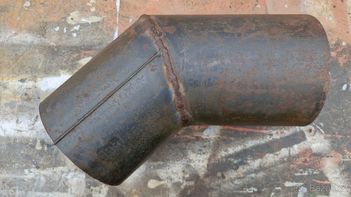 Koleno kouřovodu 130mm - 2