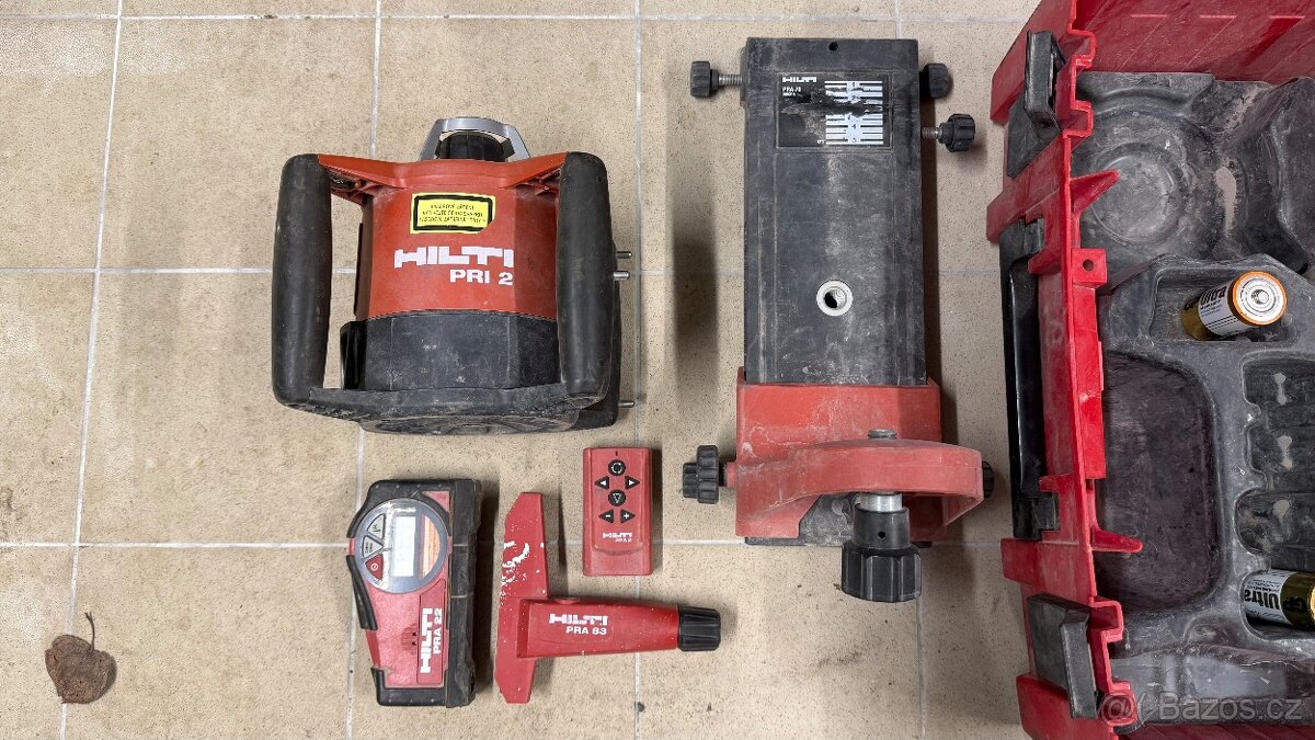 Rotační laser Hilti PRI 2+PRA 22+PRA83+PPA2 - 2