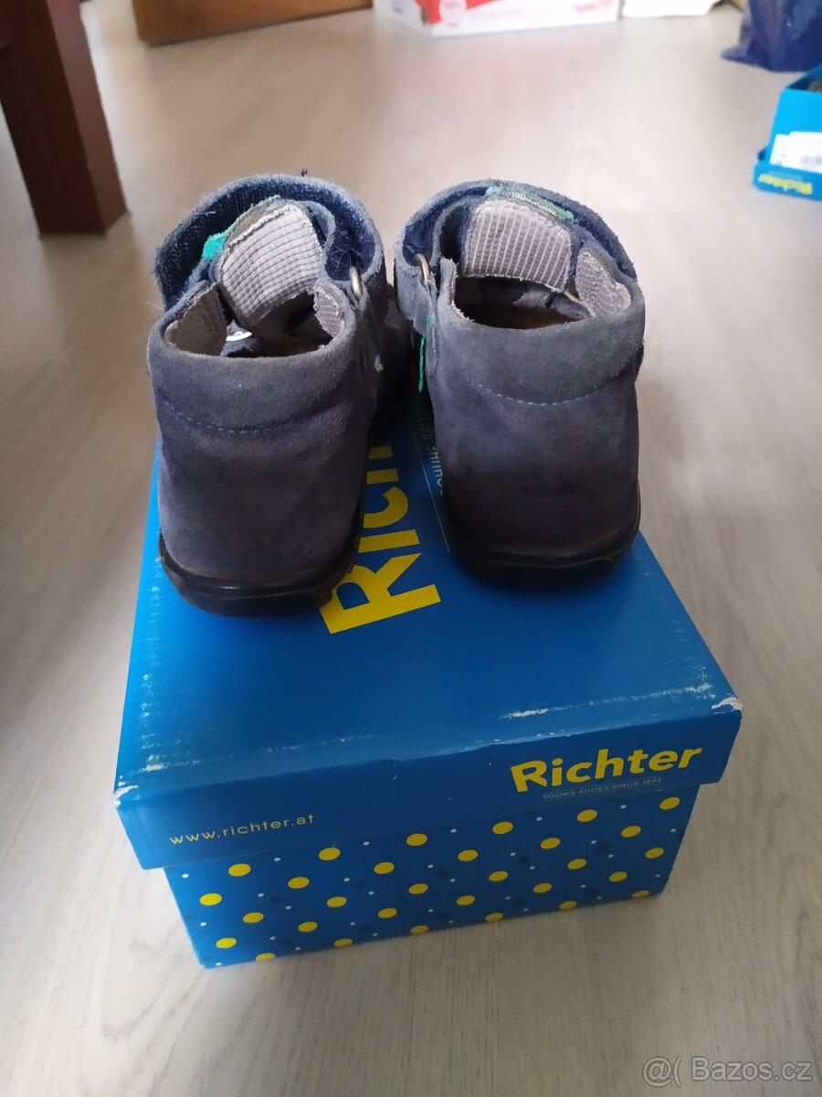 Sandale Richter 27 semišové - 2