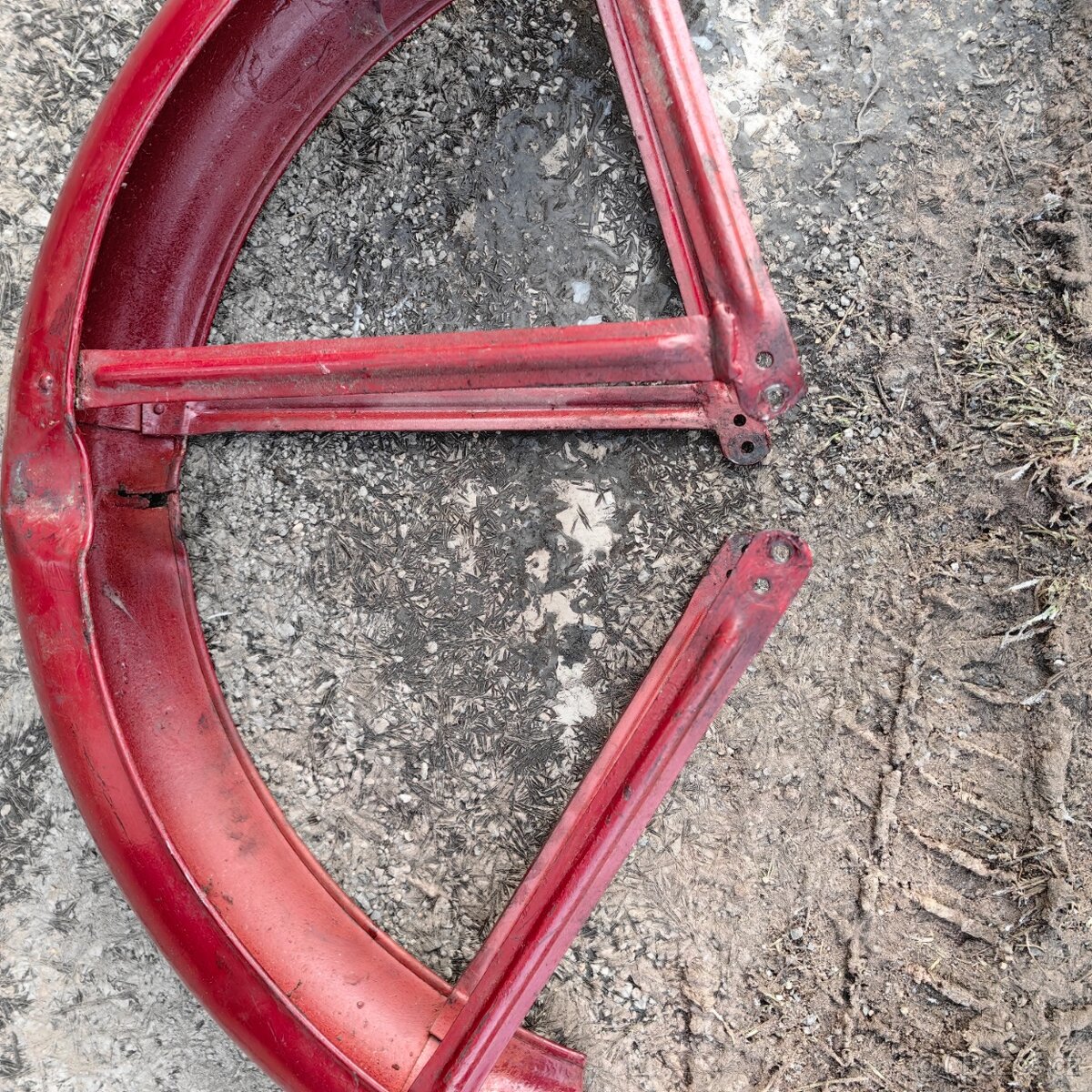 Jawa perak přední blatník - 2