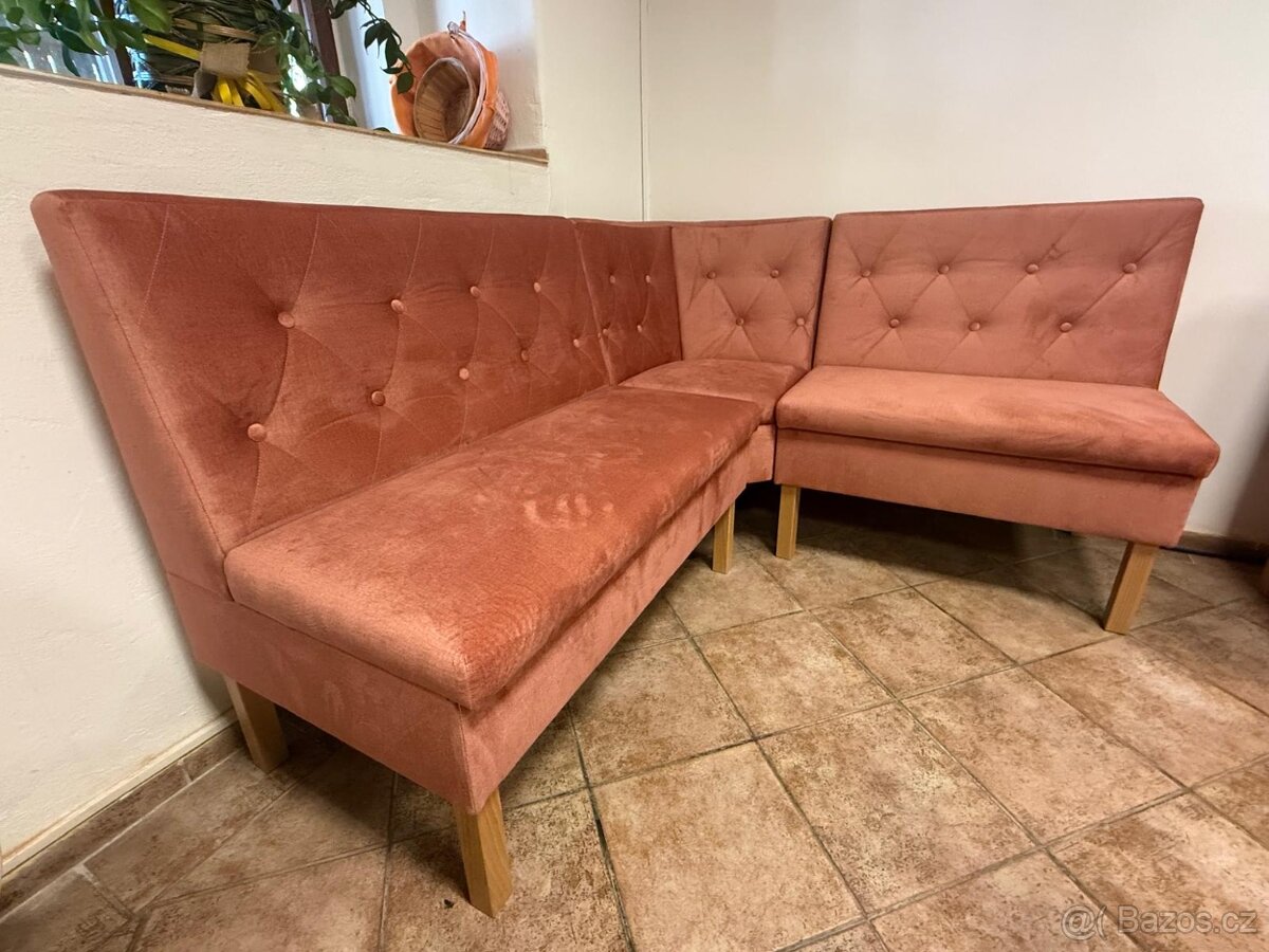 Rohová jídelní lavice Praga - Monolith - 2