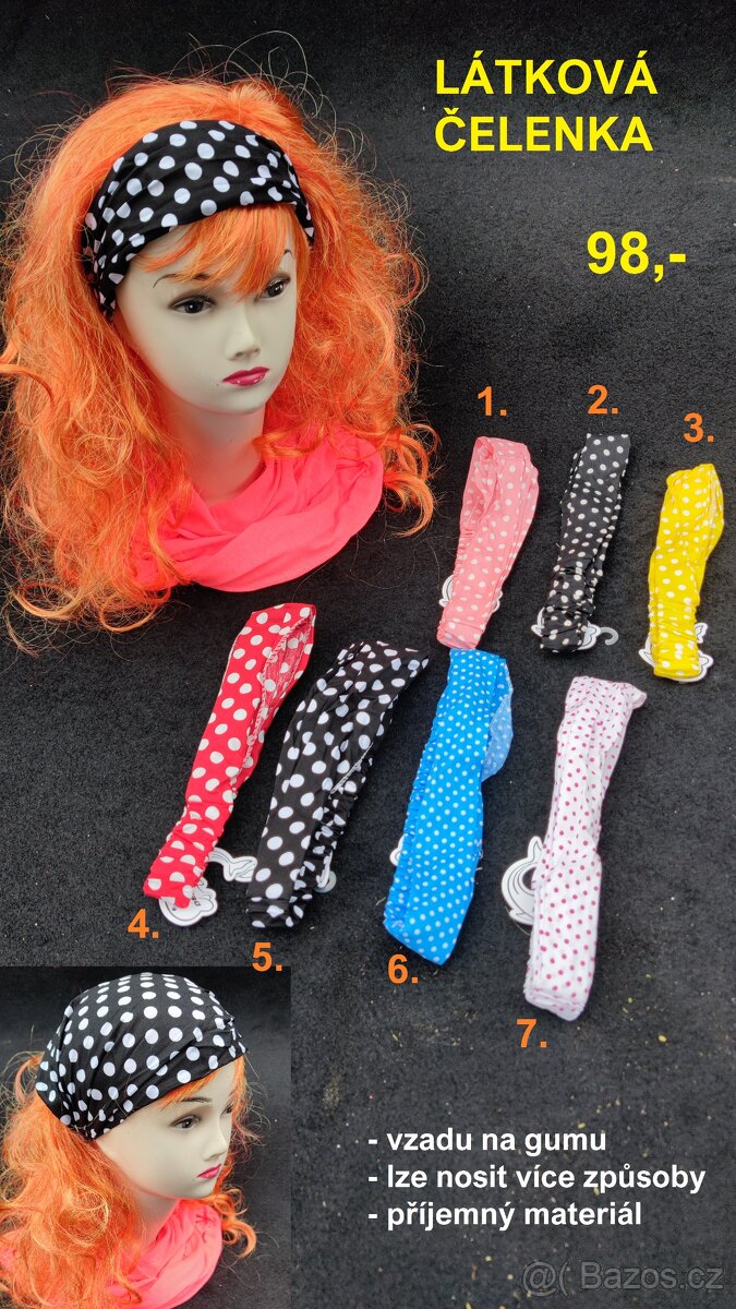 Šátky, šály, šálky, tunely....15% sleva na vše - 2