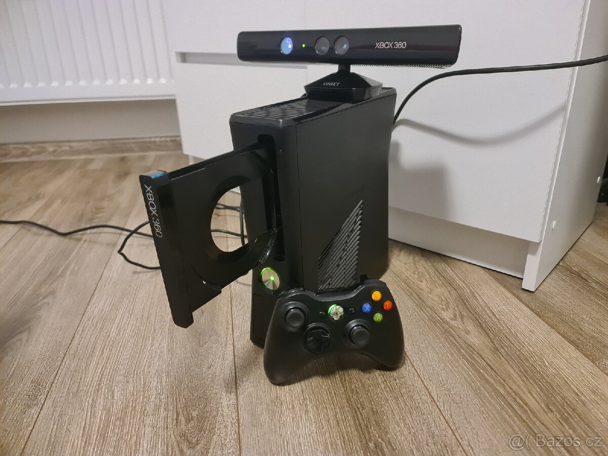 Xbox 360S + ovladač + kinect - 2