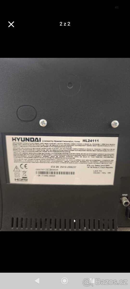 Led televize Hyundai - 2