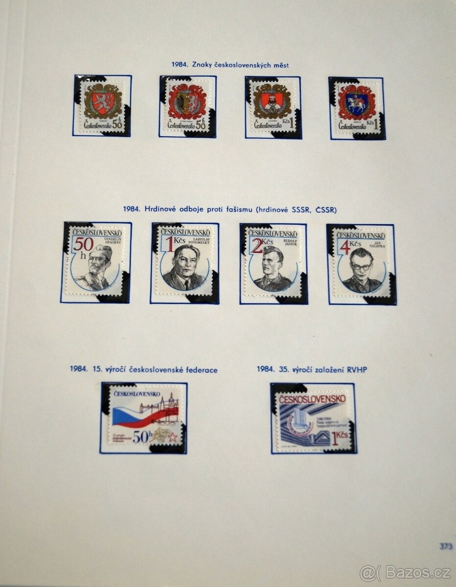 ČSR 2 - KOMPLETNÍ ROČNÍK 1984 - svěží na listech Pofis - 2