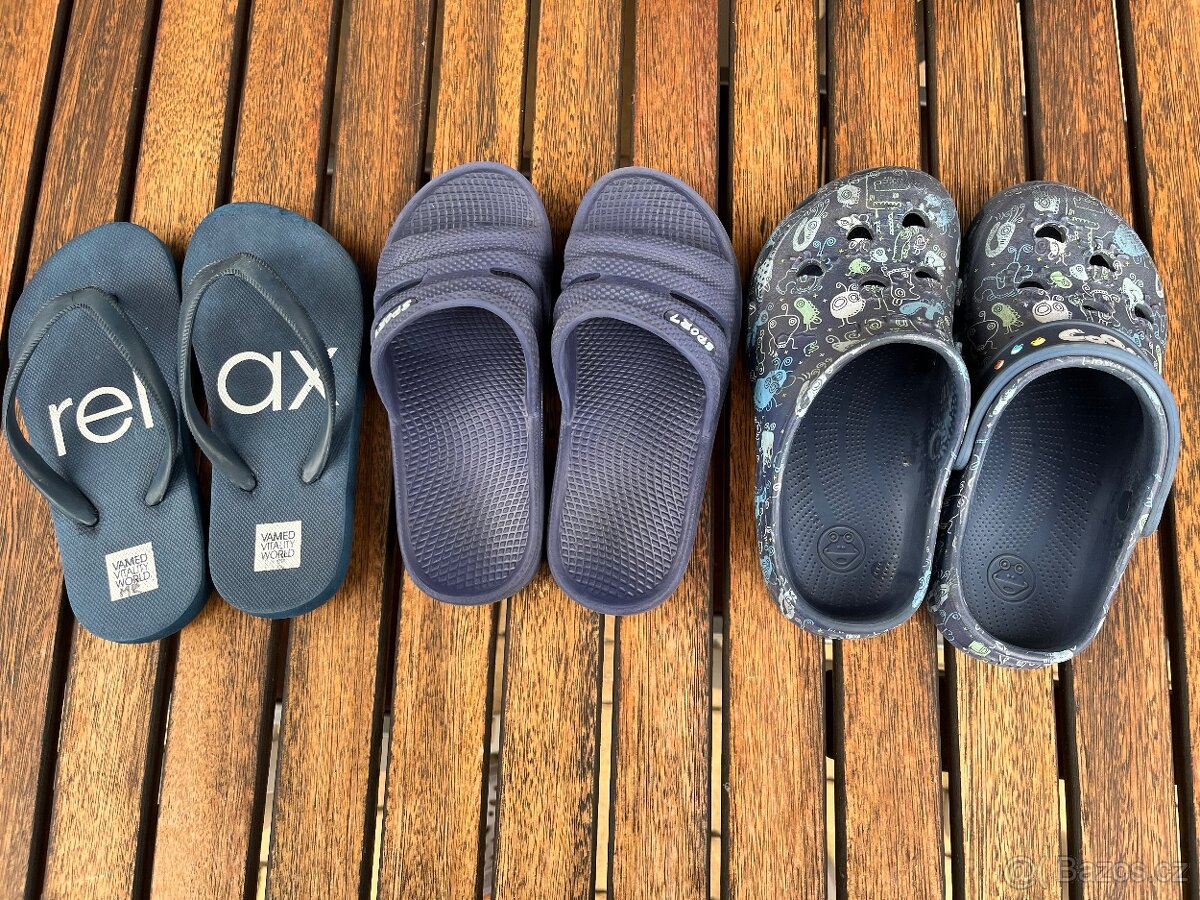 Pantofle, žabky, kroksy kluk 29-30 - 2