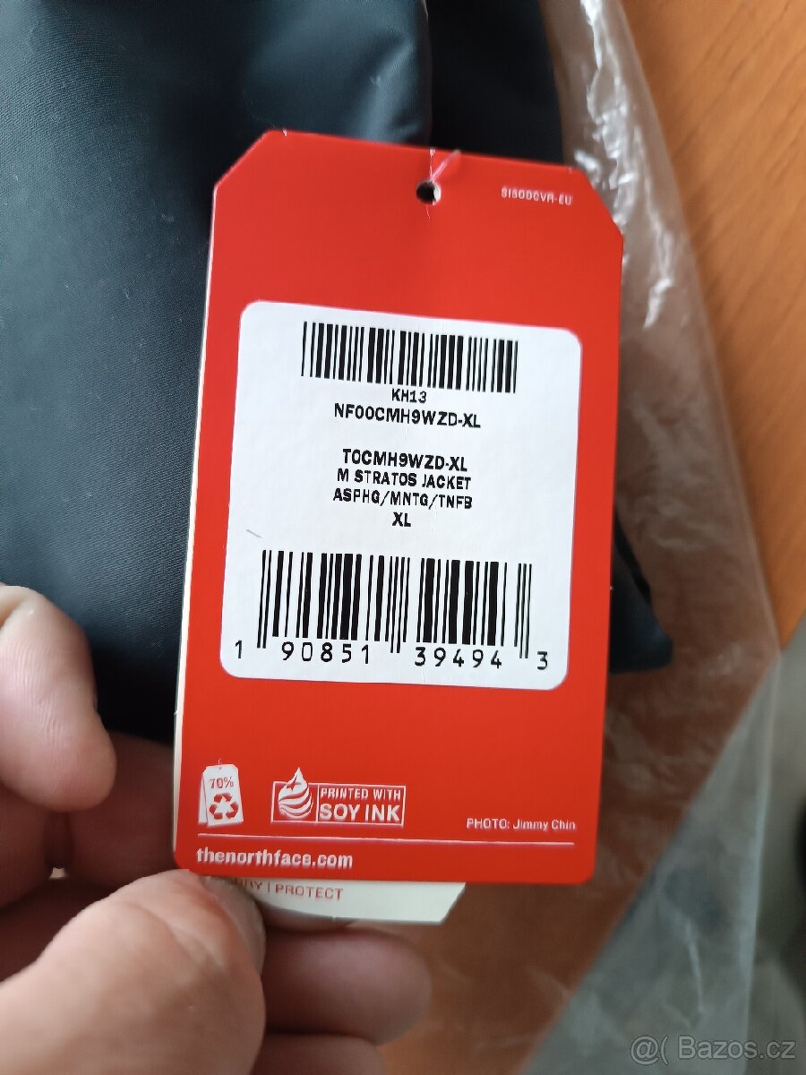 Bunda North face Stratos, sustakova s kapuci - 2