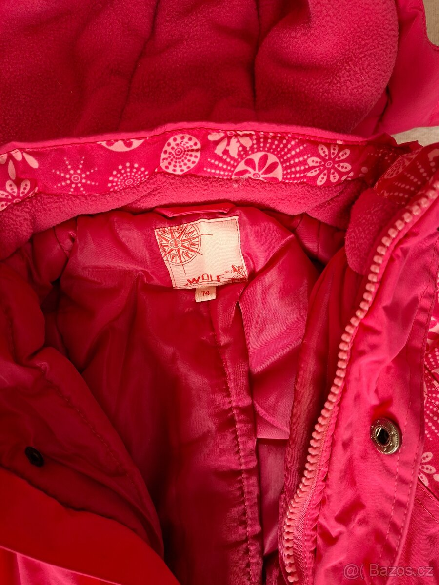 Růžová kombinéza , zimní - 2