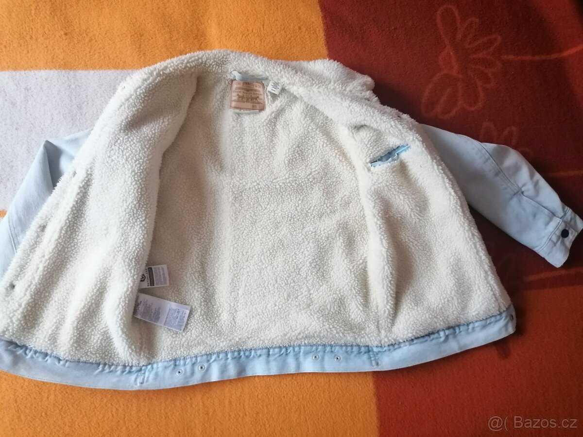 Zimní riflová bunda vel. S - 2