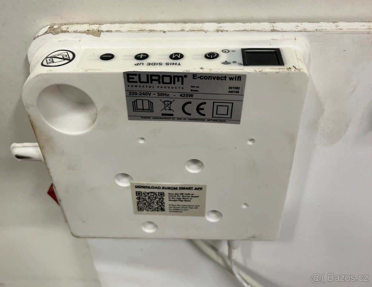 Topný panel EUROM e-convect wifi 425w - 2