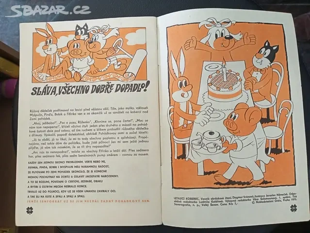 Čtyřlístek č. 8, Létající koberec - 2