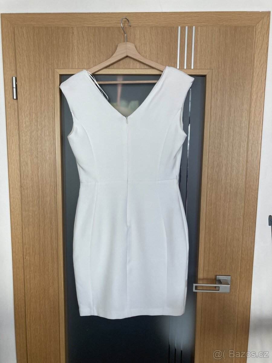 Bílé pouzdrové šaty Mango suit vel. M - 2