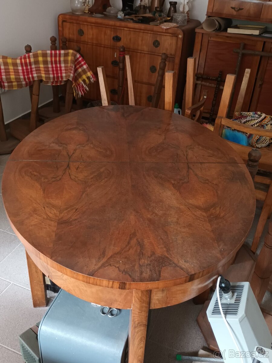 oválný stůl a 4 židle - 2