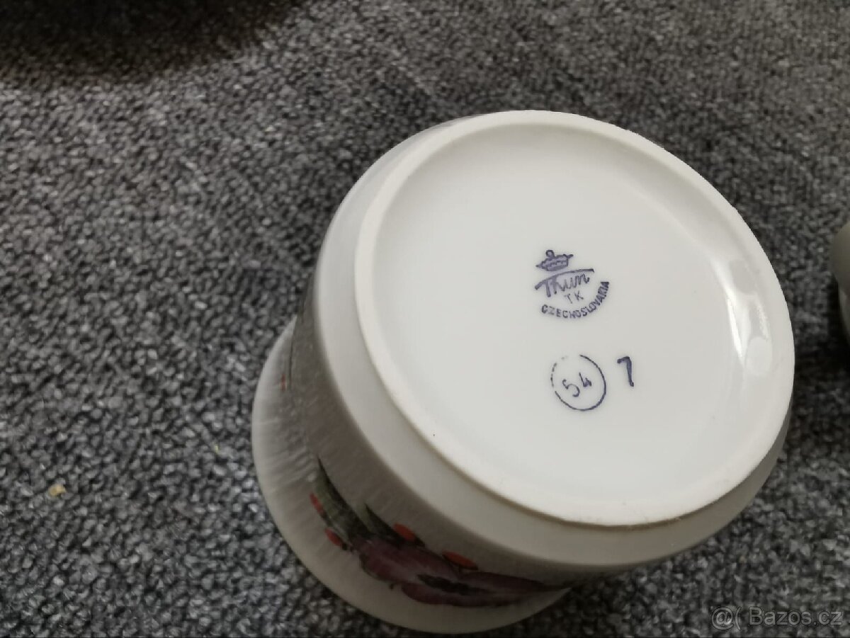 Čajová porcelánová souprava - 2