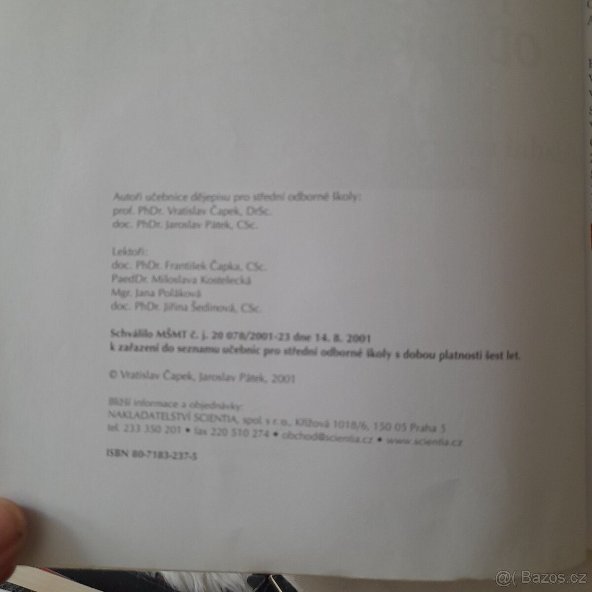 Učebnice dějepisu - 2