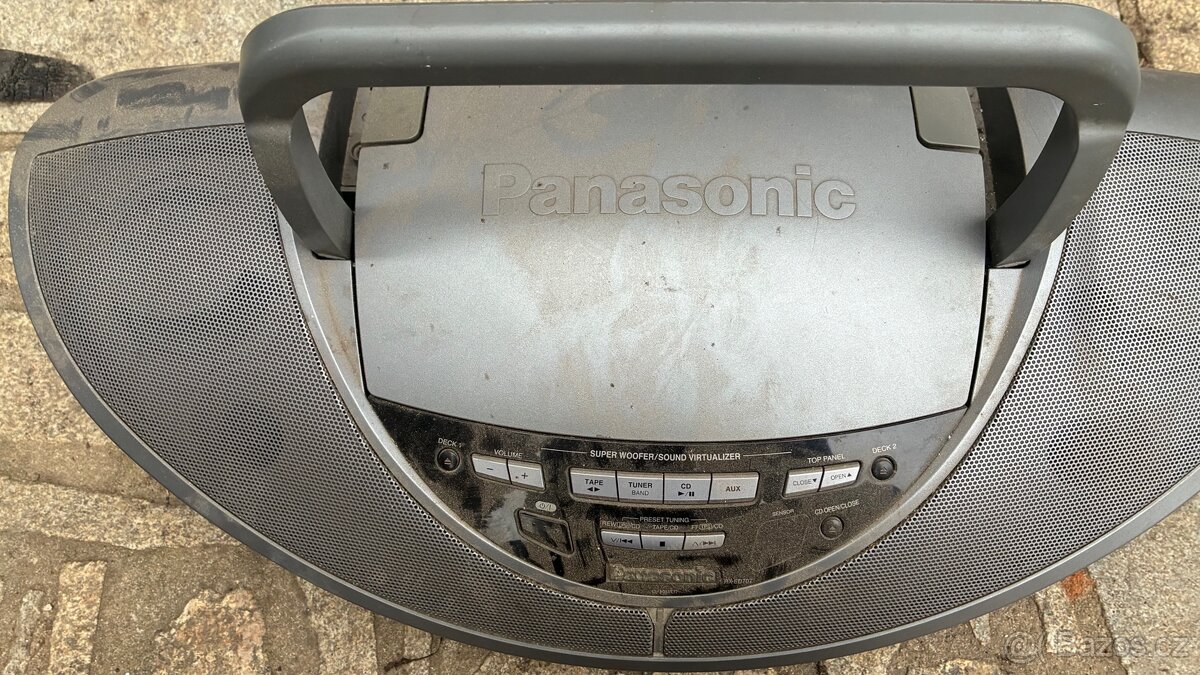 Panasonic RX-ED707 – CD/kazeta/rádio (ghettoblaster - 2