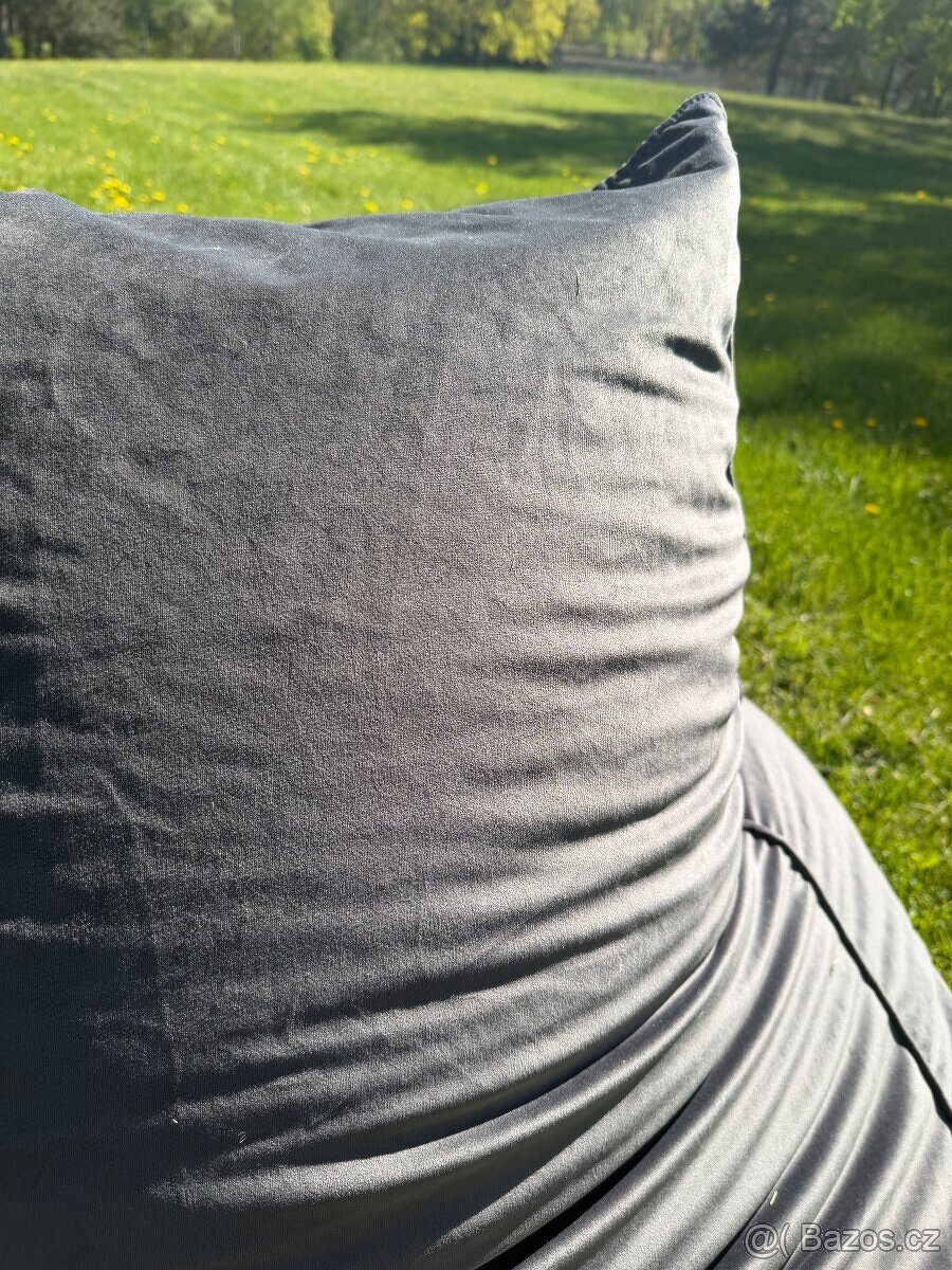 Sedací vak / beanbag – šedý - 2